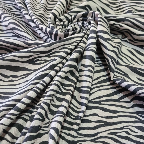 Tecido Cotton Animal Zebra 1 Metro - Image 2