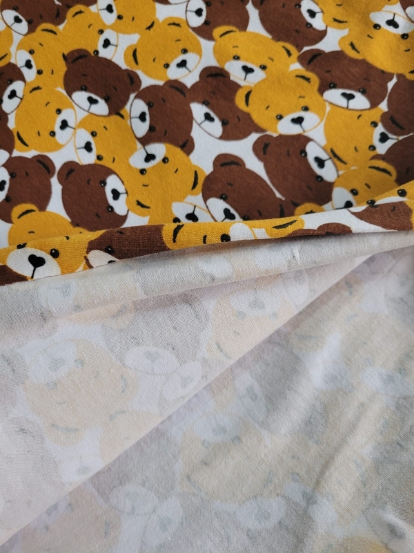 Tecido Cotton Estampado Ursinho 1 Metro - Image 3