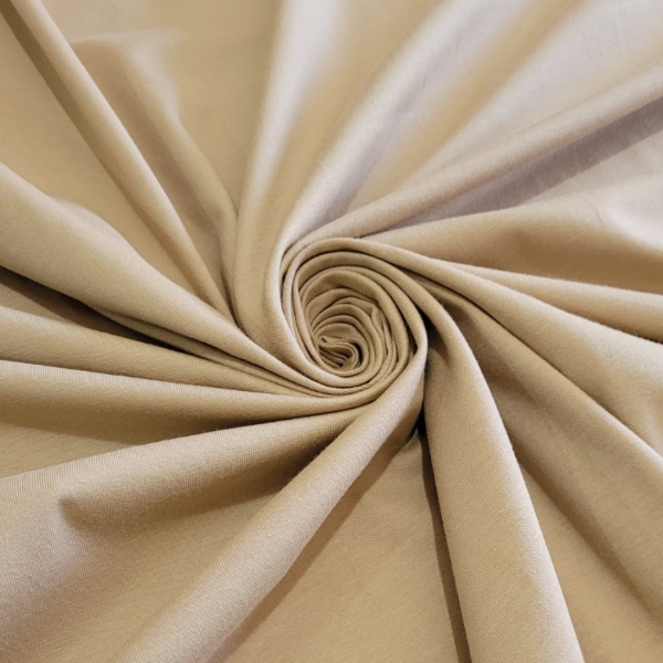 Tecido Cotton Liso Bege 1 Metro