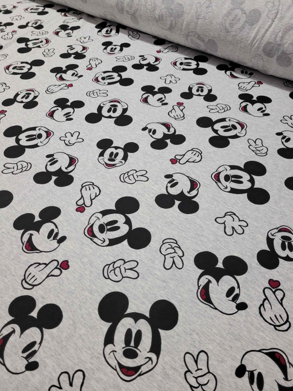 Malha 100% Algodão Mickey 1 Metro