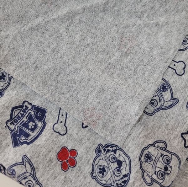 Tecido Malha De Algodão Estampada 1 Metro Patrulha Canina - Image 2