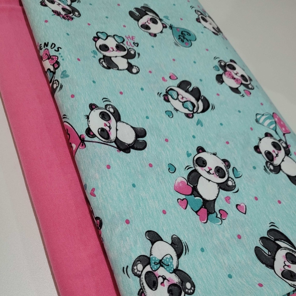 Combinações De Malha De Algodão Estampada e Lisa - Image 2